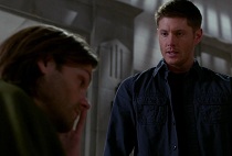 Dean, worried about Sam....